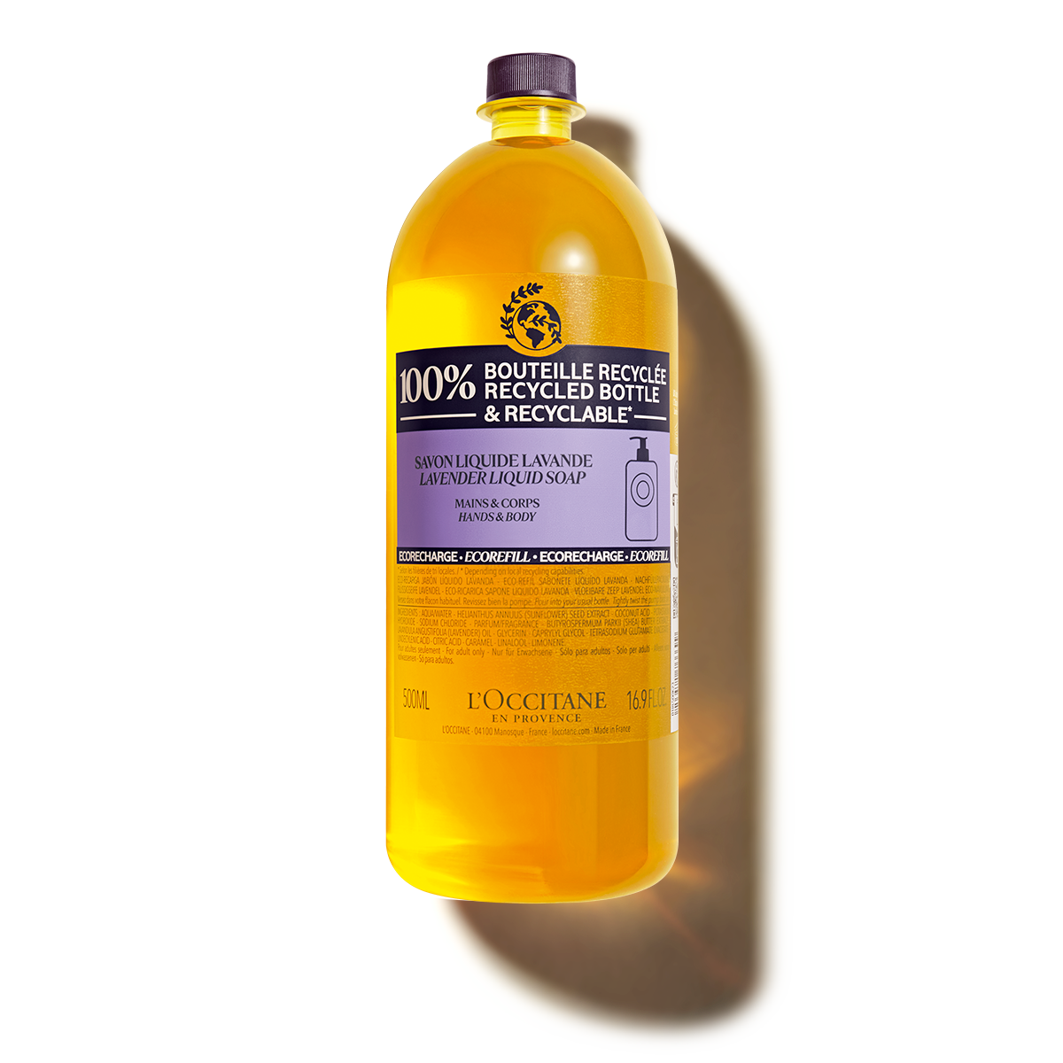 

Жидкое мыло Лаванда-Карите 500 мл, сменный блок