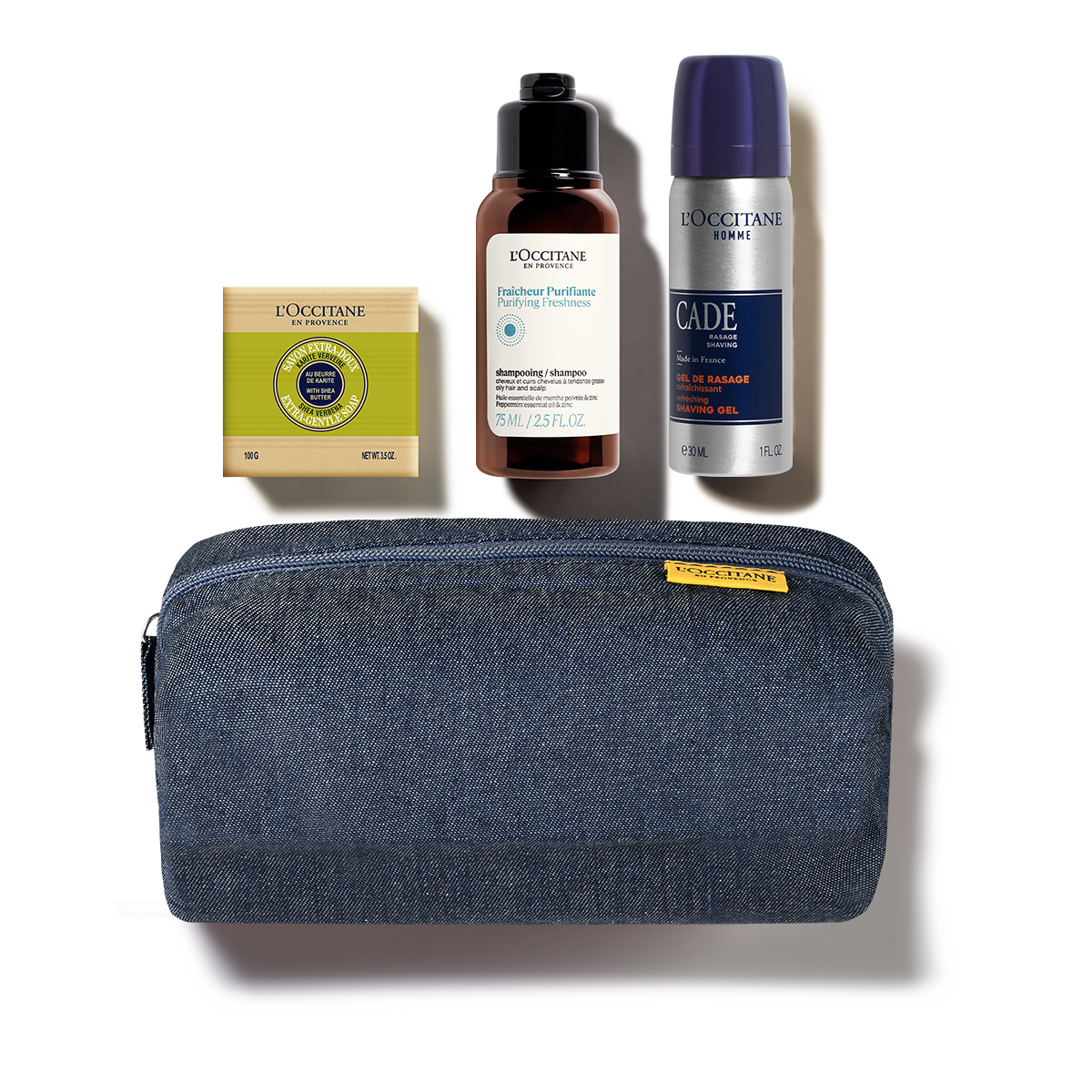 

НАБОР С ТРЕВЕЛ-ФОРМАТАМИ ДЛЯ МУЖЧИН